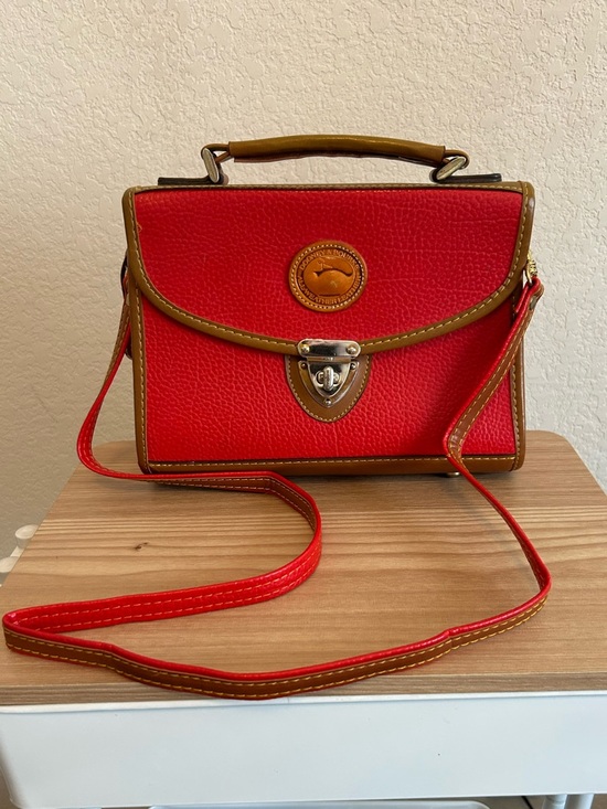 Dooney & Bourke Handbags - Vintage Dooney & Burke All Weather Leather Crossbody Bag